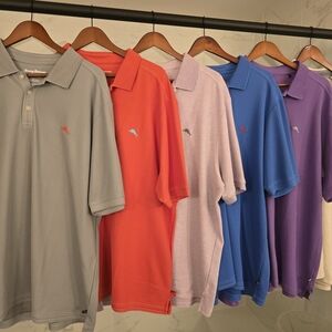 Lot Of 6 - Tommy Bahama XXL Men's Polo Shirt Collection - Assorted Colors